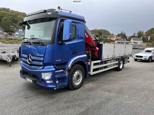 бортовой грузовик Mercedes-Benz Antos 2136 m / 26t/m ferrari crane with winch