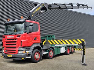 бортовой грузовик Scania R380 8x2 / PALFINGER PK 85002 CRANE - KRAN - GRUA