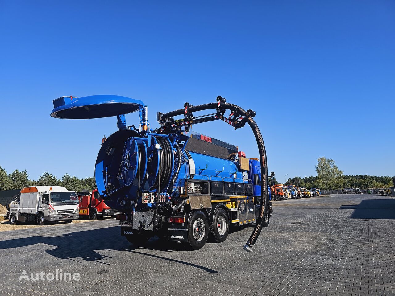 Купить каналопромывочную машину Scania WUKO ROLBA ADR FOR CLEANING COMBI  SUCTIONS Польша Niwy, RG36134