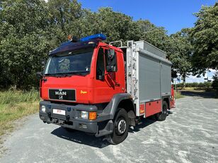 пожарная машина MAN LE 14.260 4x4 Ziegler Rescue Truck Atlas Crane & Rotzler Treibma