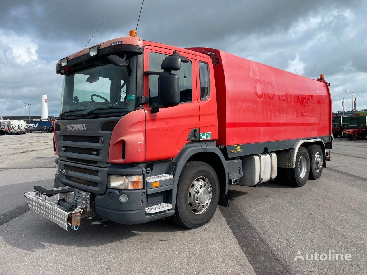 Купить уборочную машину Scania P320 6x2*4 Brock SL480 Jumbo S Euro 5 Дания  Padborg, QR35422