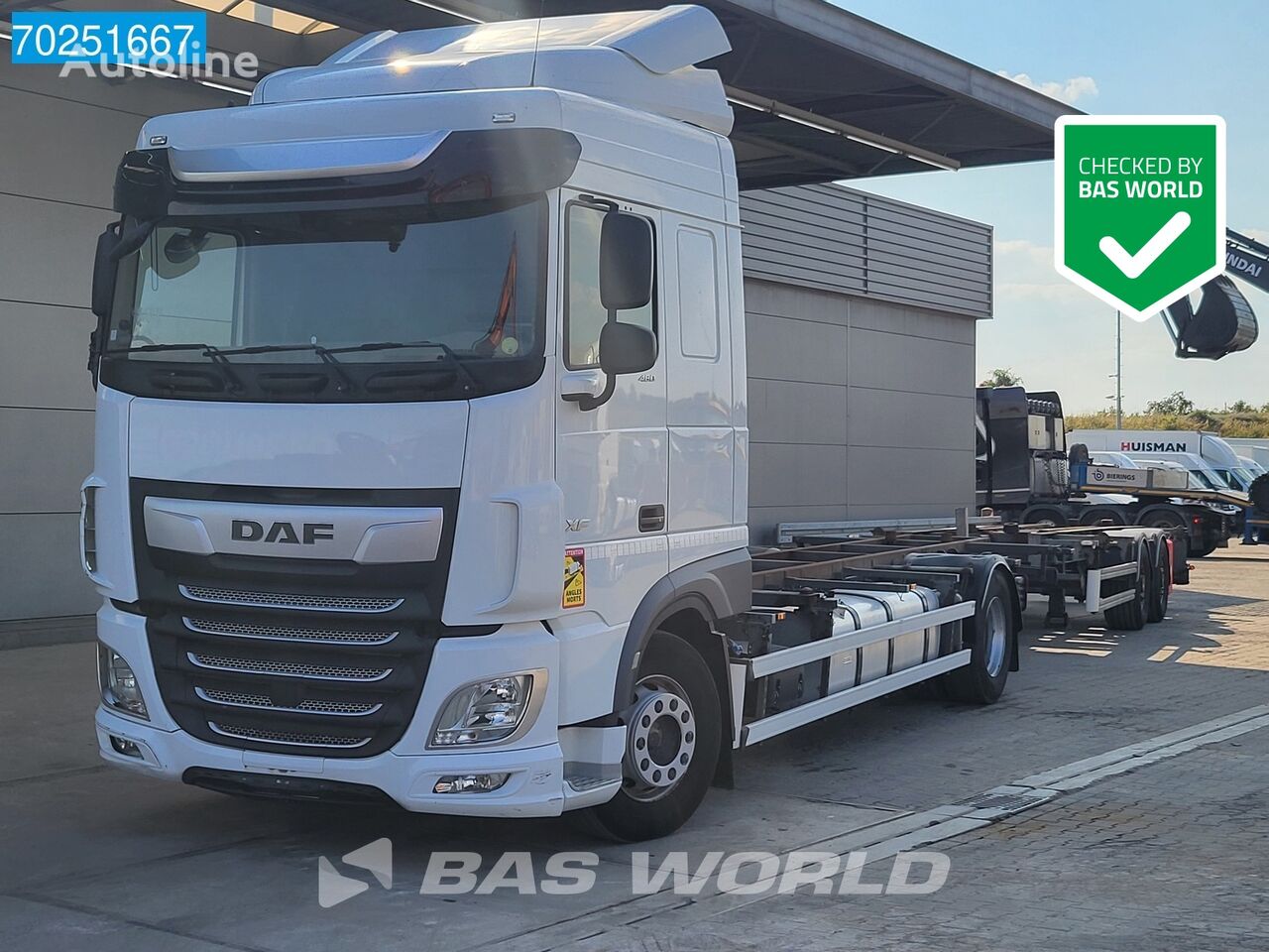 контейнеровоз DAF XF 480 4X2 BDF combi Retarder SC ACC Euro 6