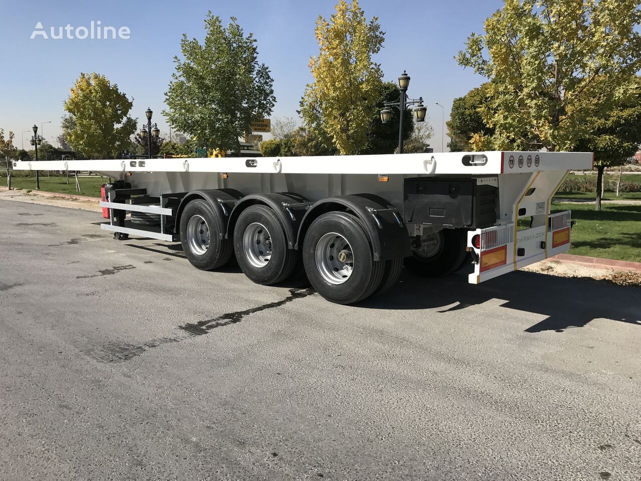 новый полуприцеп платформа Emirsan Immediate Delivery From Stock 2024 40 Ft Flatbed Trailer | Conta