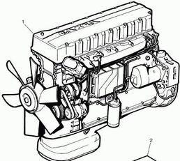 двигатель (D12D420) 309 kW 1638583 для грузовика VOLVO FM 12 2002 -> FG LOW 4X2